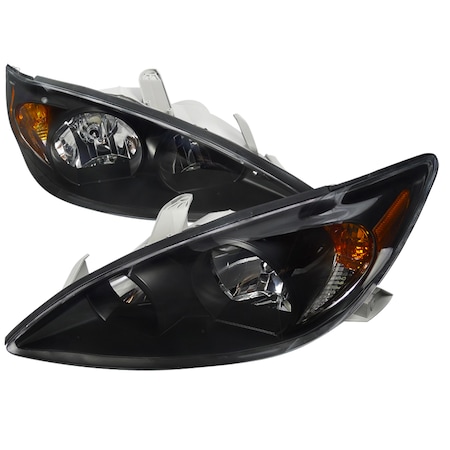 Spec-D Tuning 02-04 Toyota Camry 02-04 Toyota Camry Headlights - Black 2LH-CAM02JM-RS